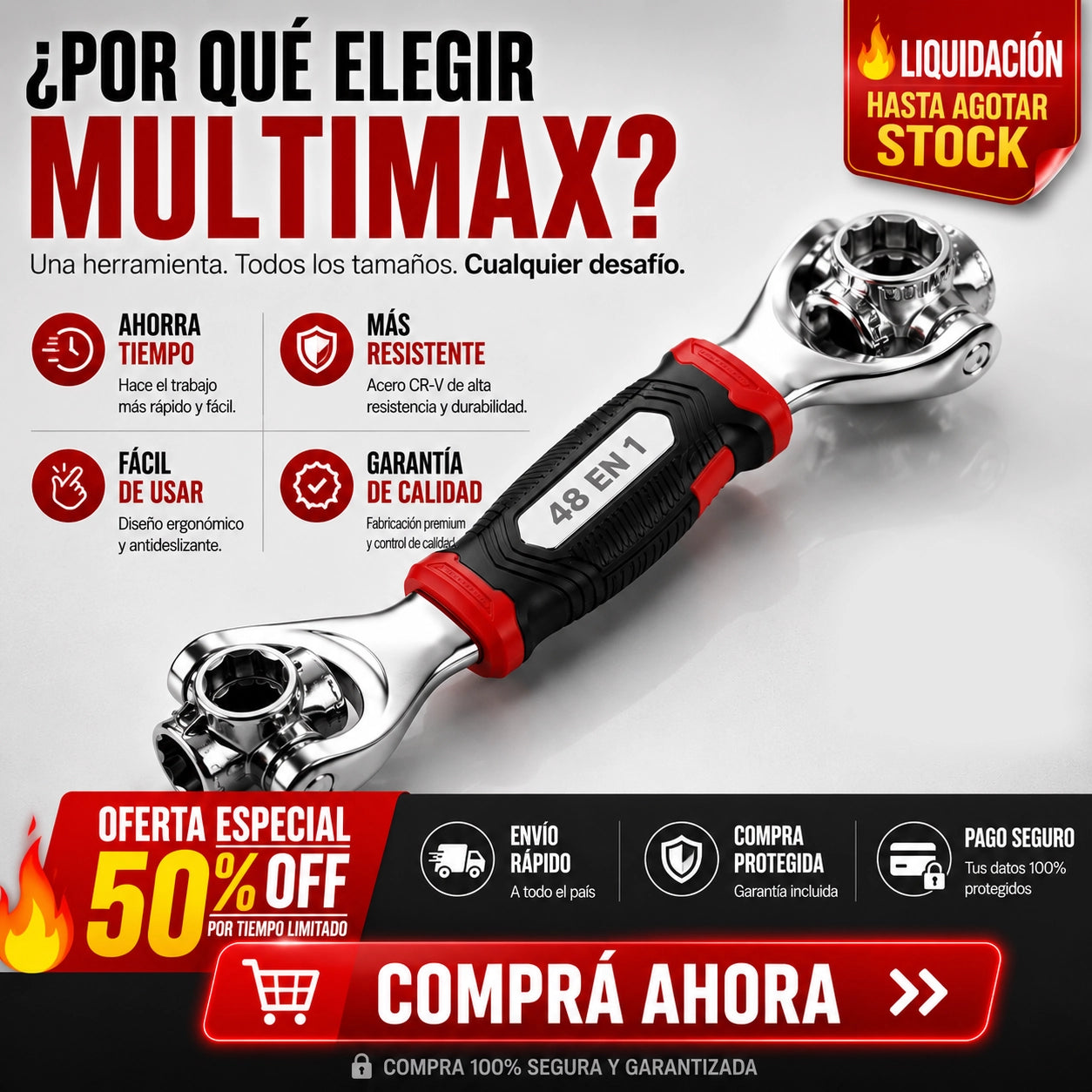 MultiMax™ | Adiós a Cargar Herramientas Pesadas
