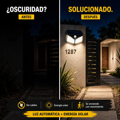 SOLVIA™ | Reflector Solar 100 LED | Iluminá sin cables