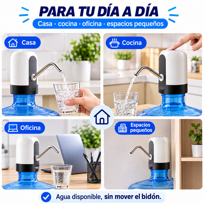 AquaGo™ | Servite agua sin levantar el bidón