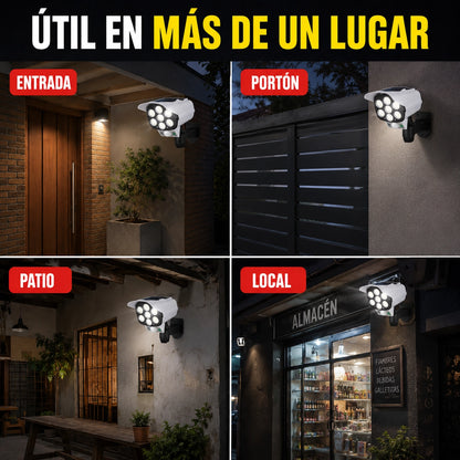 Vigilux™ | Luz Solar Símil Cámara | Iluminá y disuadí sin cables