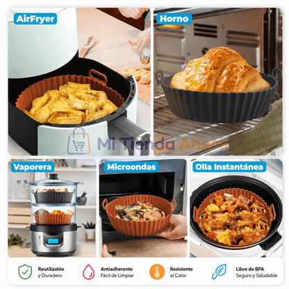 PureChef™ | Molde de Silicona Premium | Adiós a Limpiar la Freidora