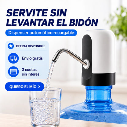 AquaGo™ | Servite agua sin levantar el bidón
