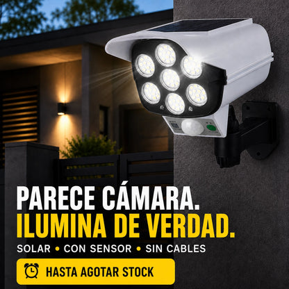 Vigilux™ | Luz Solar Símil Cámara | Iluminá y disuadí sin cables