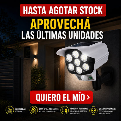 Vigilux™ | Luz Solar Símil Cámara | Iluminá y disuadí sin cables