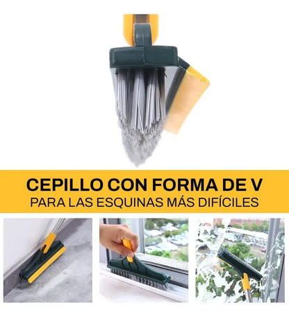 CleanMax™ | Cepillo Limpiador 2 en 1 | Adiós a la Mugre Difícil