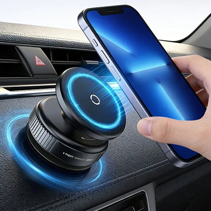 NovaGrip™ | Soporte Magnético con Ventosa 360 | Tu Teléfono Firme Siempre
