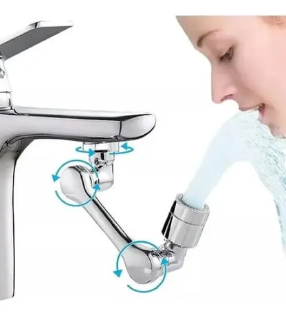 Hydra360™ | Adaptador de Grifo Ajustable | Multiplica el Espacio de Tu Lavamanos