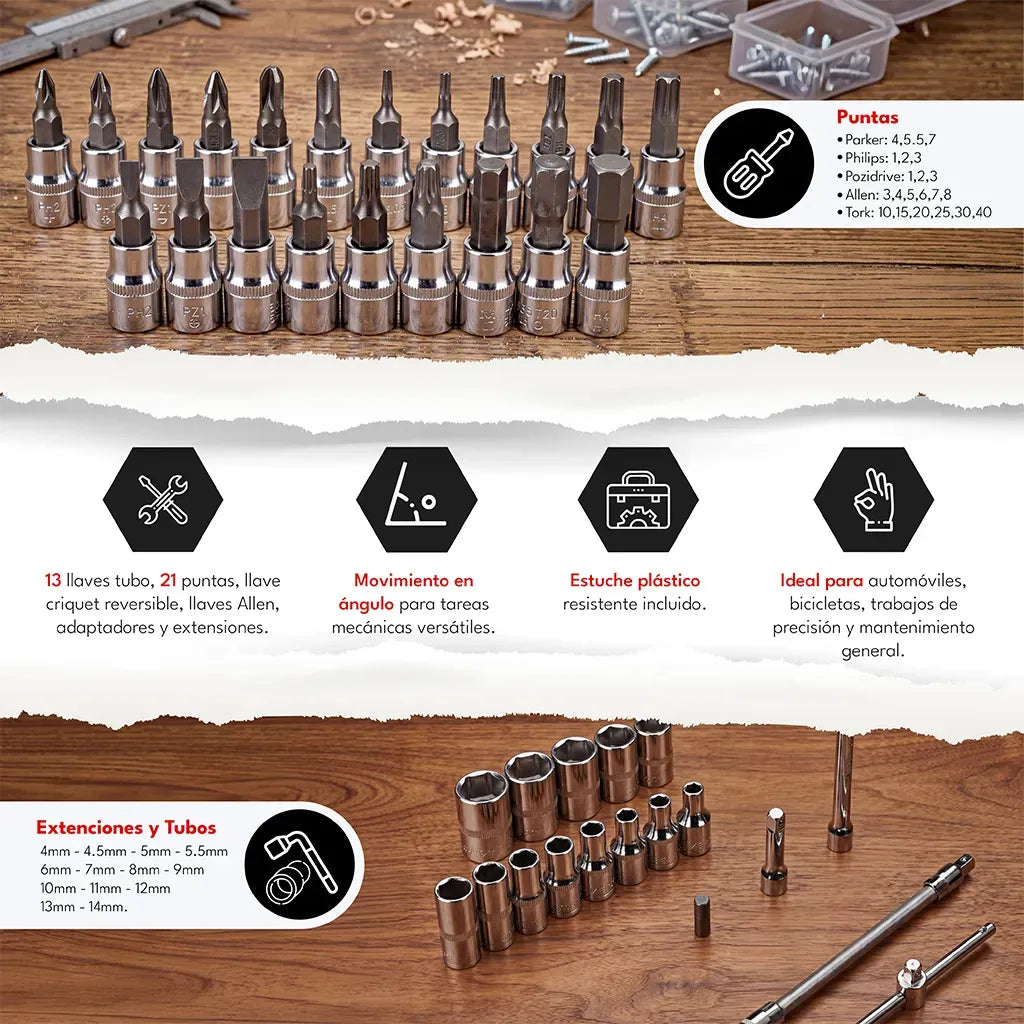MotoFix™ | Kit de Crique y Puntas | Ideal para tu Moto o Auto